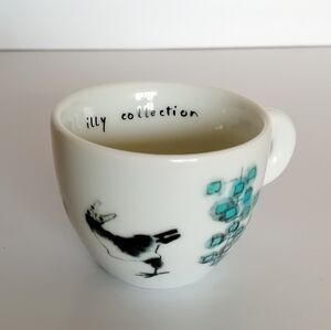 Vintage Illy Collection Porcelain Espresso Cup 1995 By An Du - Made In Italy